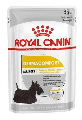 Влажный корм Royal Canin Dermacomfort Canine Adult (паштет) для взрослых собак с повышенной чувствительностью кожи